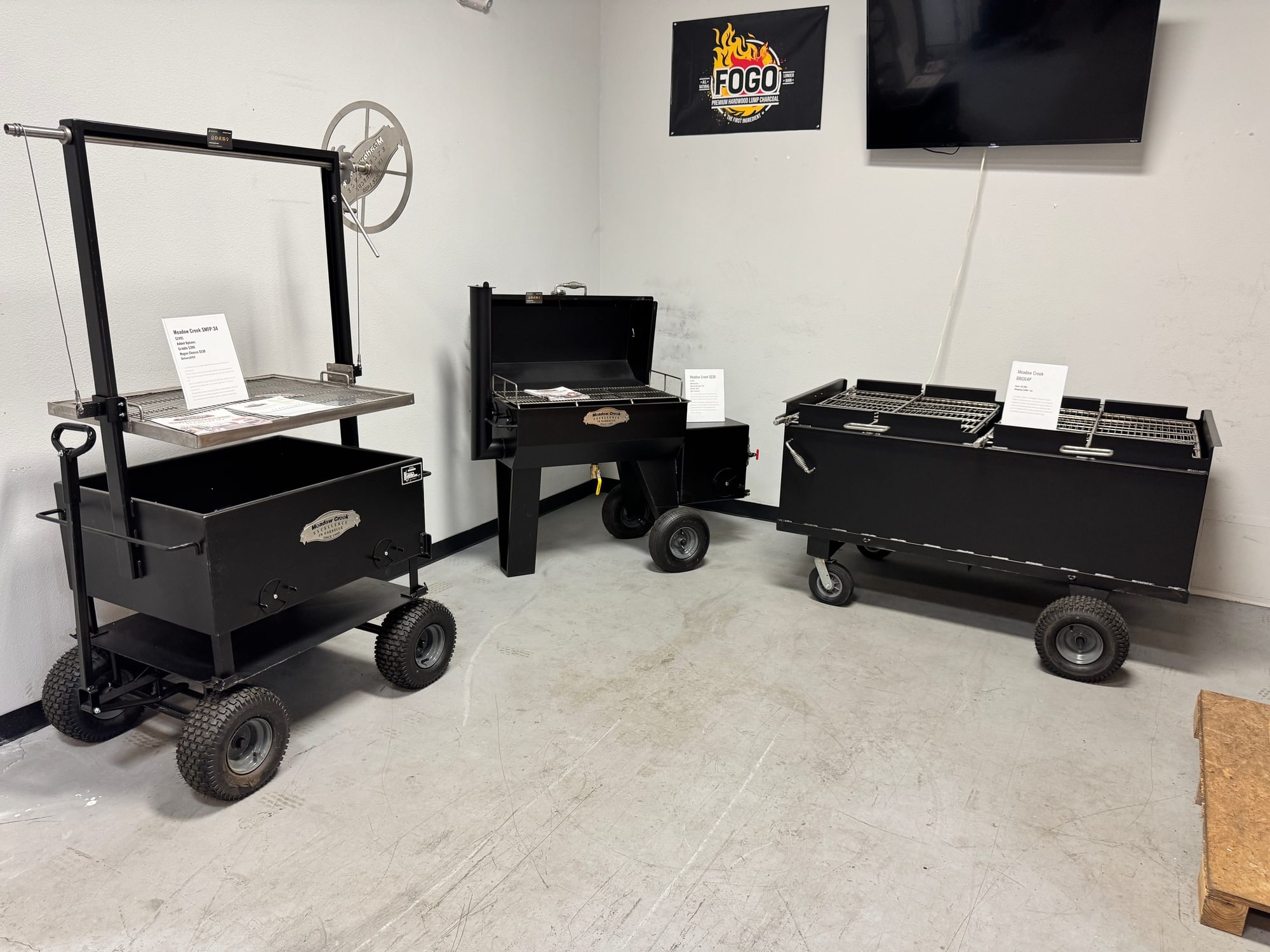 Meadow Creek cooking units in an interior room.