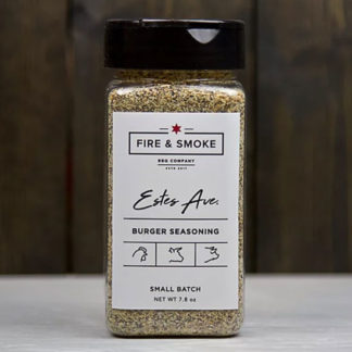 Fire and Smoke BBQ Estes Ave Burger Rub