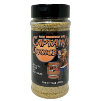 Rum Runners BBQ Captain's Choice Savory Rub jar