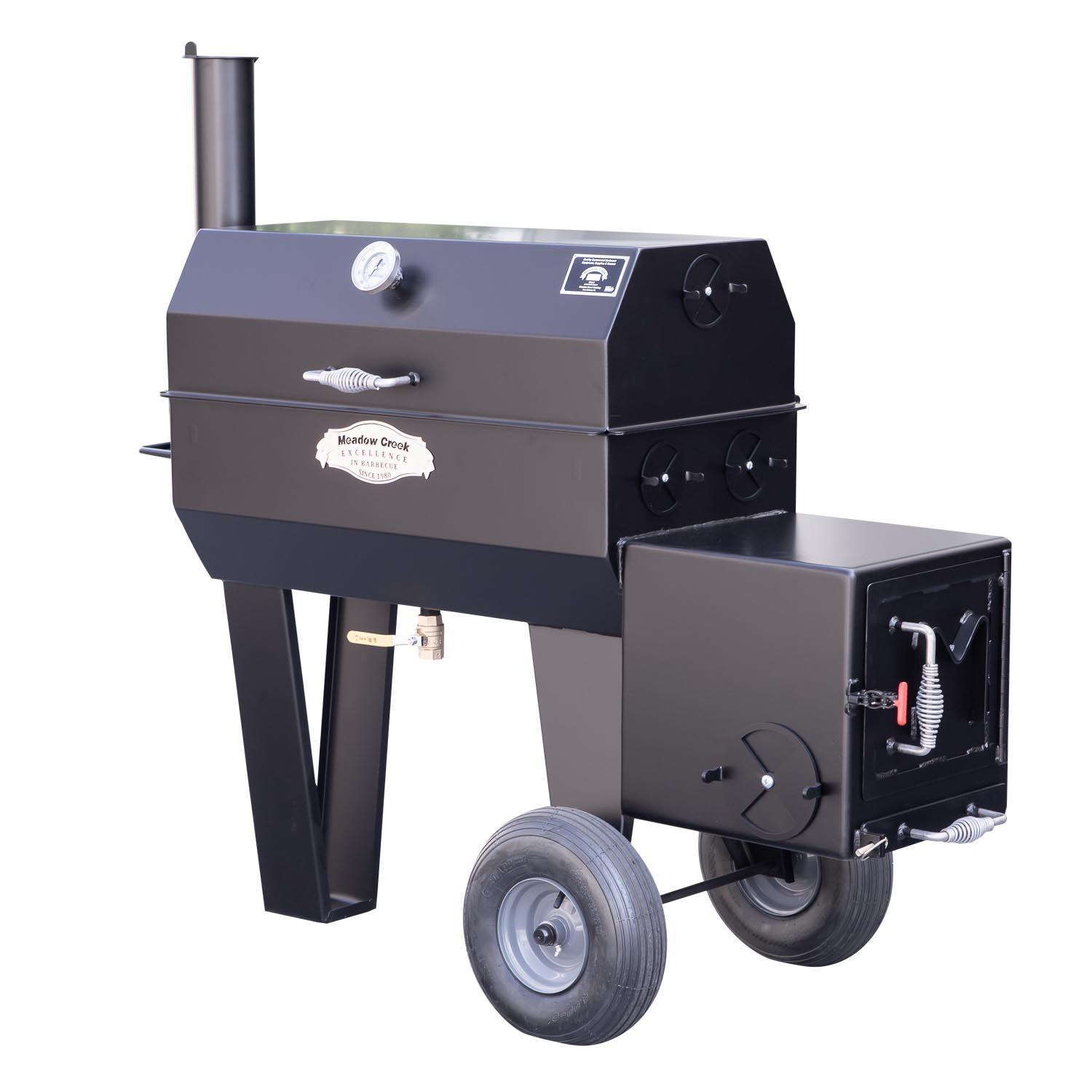 Meadow Creek SQ36 offset barbeque smoker