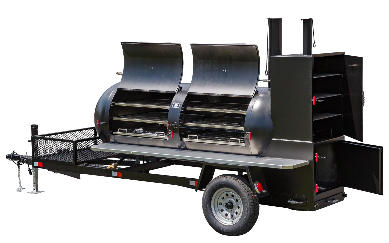 Meadow Creek TS500 tank smoker trailer