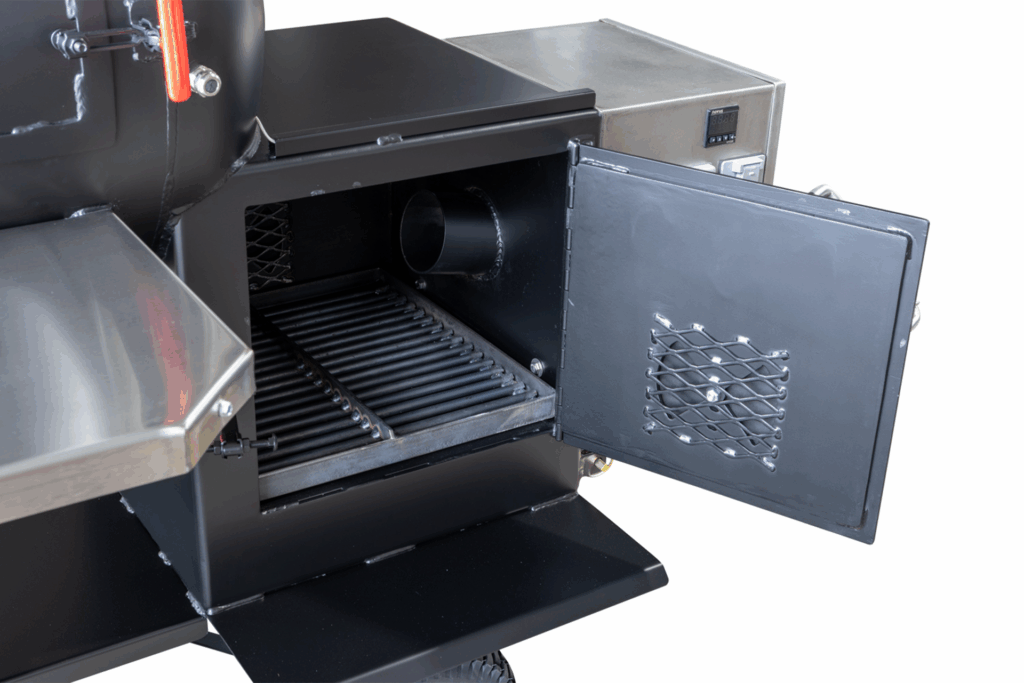 Meadow Creek TS120P tank smoker with the Gas Assist option