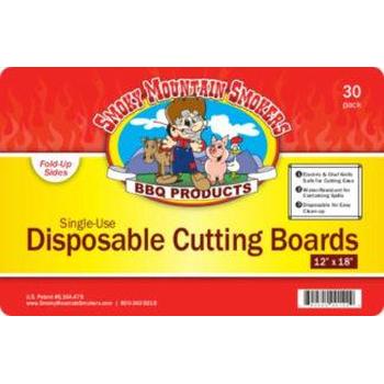 Smoky Mountain Smokers disposable cutting boards