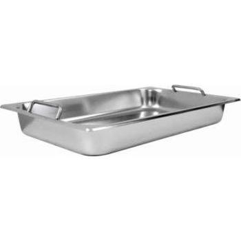 Winco steam pan with handles