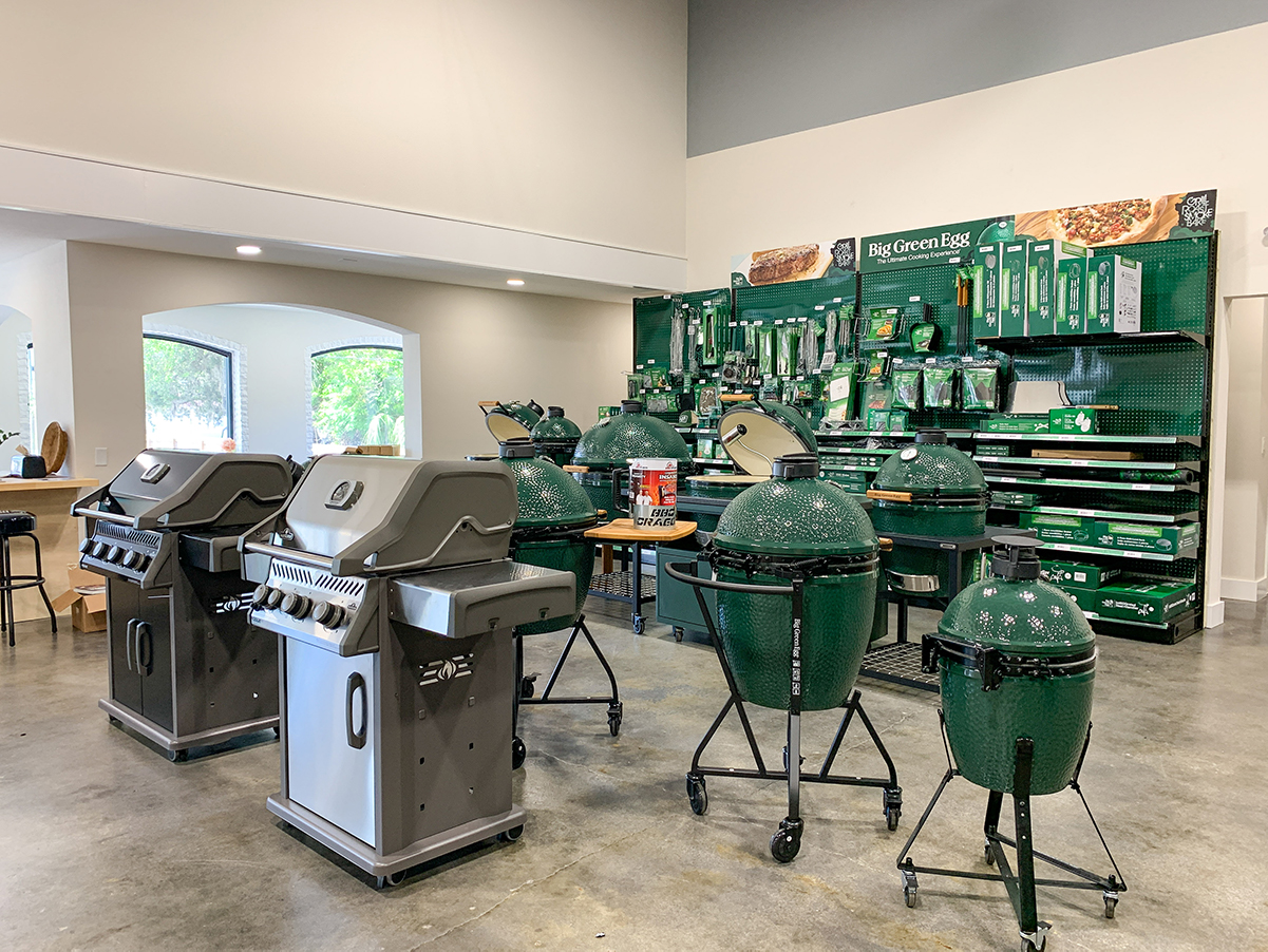Green Egg and Napoleon Grills