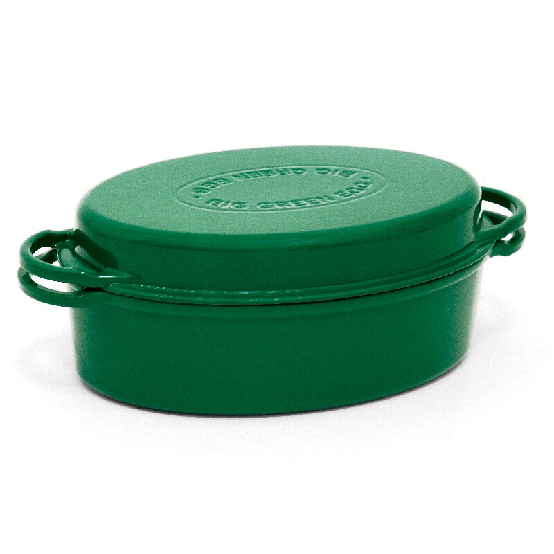 Big Green Egg – Enameled Cast Iron Oval Dutch Oven