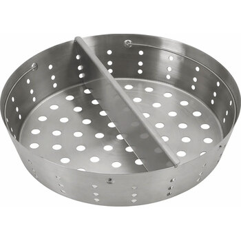 Big Green Egg - Stainless Steel Fire Bowl With Divider for XLarge EGG