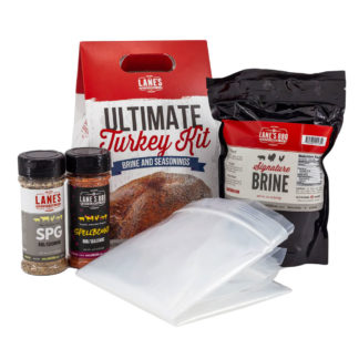 Lane's BBQ - Ultimate Turkey Kit Brine & Seasonings - Signature Brine