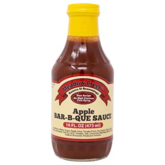 Meadow Creek Apple Barbecue Sauce - 16 Ounce Glass Jar