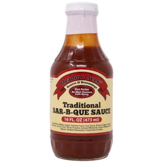 Meadow Creek Traditional Barbeque Sauce - 16 Ounce Glass Jar
